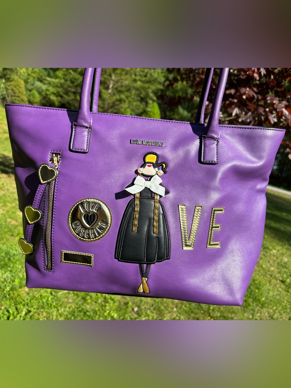 Love Moschino Leather Tote Bag